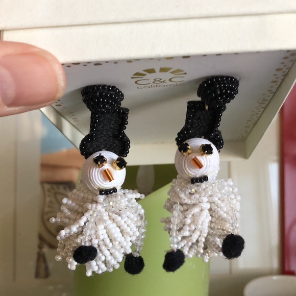 C&C California snowman earrings - Picture 4 of 8
